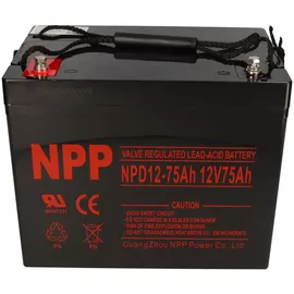 NPP Blei-Akku AGM NPD12-75 12V 75Ah zyklenfest