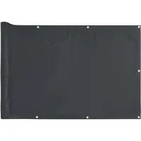 vidaXL Balkonverkleidung 500 x 120 cm grau PVC