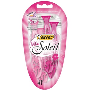 BIC Damen-Rasierer Miss Soleil, 1 Packung (1 x 4 Stück)
