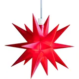 DecoTrend Stern 12 cm rot