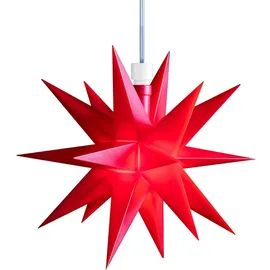 DecoTrend Stern 12 cm rot