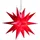 DecoTrend Stern 12 cm rot