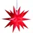 DecoTrend Stern 12 cm rot