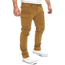 Yazubi Cargohose Jayden in Braun | Gr.: W29/L34