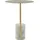 Kayoom Beistelltisch KAYOOM "Rocio, Ausgefallenes Design,Stabiler Marmor-Sockel", weiß, B:40cm H:54cm T:40cm, Tischplatte: 100% marmorisiertes Glas / Gestell: Marmor, Edelstahl, Tische, Beistelltisch, ausgefallenes Gestell, stabiler Marmorfuß, marmorierte 