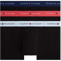 Tommy Hilfiger Herren 3er Pack Boxershorts Trunks mit Logobund, Mehrfarbig (FRS Cran/SWT Blu/NGHT Sky), S