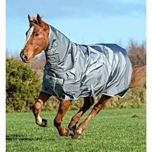 Bucas Smartex Turnout Combi Neck Regendecke 0g 155cm Grau