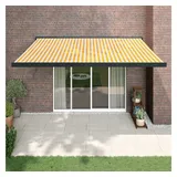 vidaXL Markise Einziehbar 4,5 x 3 m gelb