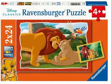 Preisvergleich Produktbild Ravensburger Legpuzzel Lion King, 2x24st.