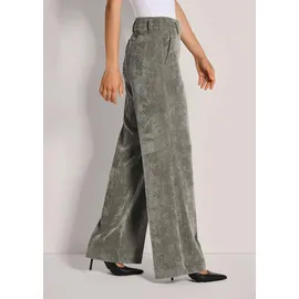 Madeleine Cordhose Weite Cordhose grau 38