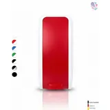 Blanc HYGIENIC Seifenspender manuell für Wandmontage, ergiebiger Seifenspender für 1 Liter Kartuschen Farbe Rot/Weiß