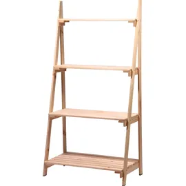 Dobar Blumenständer Blummentreppe 75 x 39 cm Beige