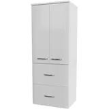 Pelipal Serie 3006 Midischrank 50 x 130 x 38 cm Weiß Holznachbildung