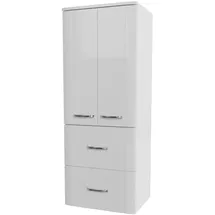 Pelipal Serie 3006 Midischrank 50 x 130 x 38 cm Weiß Holznachbildung