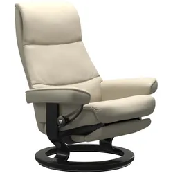 Stressless View | Power Sessel M Batick Cream Schwarz