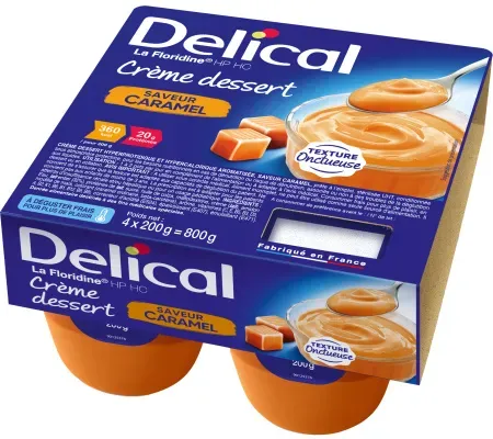 Delical La Floridine Karamell Creme Dessert HP HC 4x200g