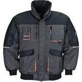 Terratrend Pilotenjacke Gr.XL dunkelgrau/schwarz/orange TERRATREND