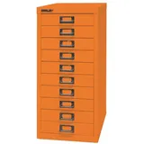 Bisley Aktenschrank MultiDrawer Schubladenschrank in Orange - Maße: H 59 x B 28 x T 38 cm gelb|orange