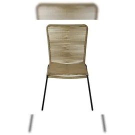 Sam ISRA Gartenstuhl Outdoor-Seilstuhl 58 x 58 x 88 cm taupe 6 St.