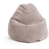 Sitting Point Sitzsack Beanbag Shara XXL Cord Rosa Rose