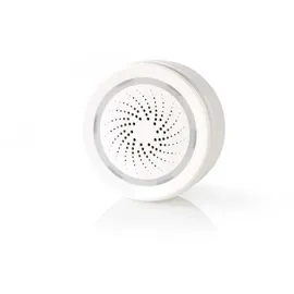 Nedis Nedis, WLAN LED Sirene mit Netzanschluss, 8 Töne, 85 dB Smartlife Weiß