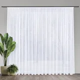 Gerster Collection Fertiggardine Laura 245 x 600 cm Polyester Weiß
