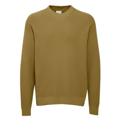 Strickfleece-Pullover SOLID "Strickpullover SDHami", Herren, Gr. S, grün (olive drab), Obermaterial: 70% Baumwolle CO. 30% Nylon NY., Pullover