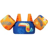 Gogokids Kinder Schwimmflügel - Komfortable Schwimmhilfe mit Armbänder für Kinder von 2-6 Jahren,30-50lbs/14-23kg, Schwimmtraining Jacke mit Sicherheitsschnalle & Armärmeln