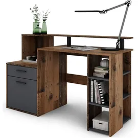 byLIVING Schreibtisch Louis Old-Wood-Optik / Braun