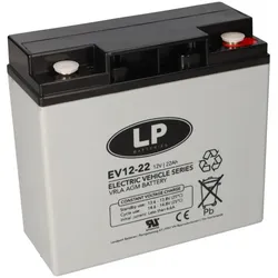 Akku kompatibel 6-DZM-20 6DZM-18 6-DZM 12V - 22Ah Blei Akku zyklenfest