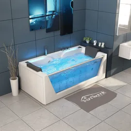 Tronitechnik Whirlpool Badewanne Kos 2 179Cm X 85Cm Heizung Hydromassage Bachlauf Und Farblichtherapie Sanitaeracryl