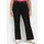 sheego Stretch-Hose Bootcut schwarz 42