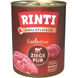 Rinti Singlefleisch Exclusive Ziege Pur 12 x 800 g