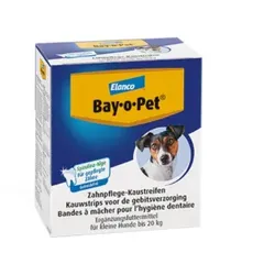 Bay-o-Pet Zahnpflege Kaustreifen, für Hunde bis 20 Kg, 140 g