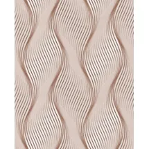 EDEM Streifen Tapete 0,53 m x 10 m 5,33 m2 Beige-Braun-Weiß 85030BR33