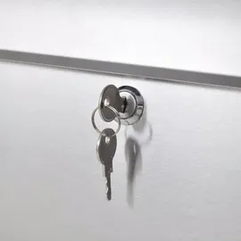 vidaXL Briefkasten Edelstahl 18/8 mit Zeitungsfach