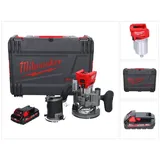 Milwaukee Oberfräse M18 FTR-301X Akku Fräse 18 V Brushless + 1x Akku 3,0 Ah + Fräsmodule