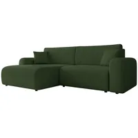 Mirjan24 Ecksofa, Grün, Textil, 5-Sitzer, L-Form,L-Form, 245x145 cm, Wohnzimmer, Sofas & Couches, Wohnlandschaften, Ecksofas