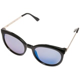 URBAN CLASSICS Sonnenbrille Sunglasses October UC Black/Blue, one Size