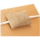 JEMIDI Nackenkissen Kopfkissen für Sonnenliege Gartenstuhl 20x30cm - Frottee Nackenstütze Kopfstütze mit verstellbarem Gurt und Bezug abnehmbar