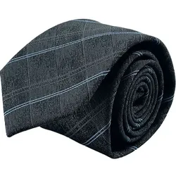 MONTI Krawatte, mit ausgefallenem Herbst-Winter-Design MONTI dark grey