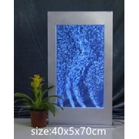 JVmoebel Trennwandplatten, Wandpaneel LED Wasserwand Wasser Wände Wasser Blasen Wand Waterwall beige