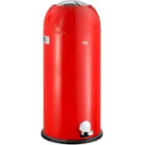 Wesco Mülleimer Kickmaster Maxi Abfallsammler Tretabfallsammler Rot 40 Liter