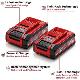 Einhell Power X Change Plus 18 V 2 x 3,0 Ah 4511631