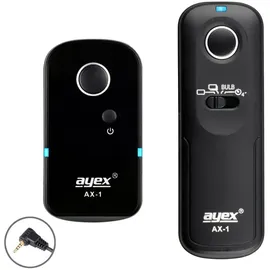Ayex Funk-Fernauslöser AX-1 Kompatibel mit Panasonic DC-GH5 DMC-FZ2500 DMC-FZ2000 DMC-G85 DMC-G7 DMC-GX Mit vielen Funktionen wie Serienauslösen Bulb RS-2