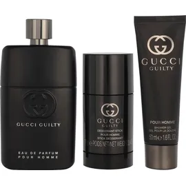 GUCCI Guilty Pour Homme Eau de Parfum 90 ml + Deo Stick 75 ml + Shower Gel 50 ml Geschenkset