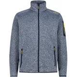 CMP Herren Unterjacke Herren Fleecejacke, Größe 54 in Grau B.Blue-Bluestone 10NU