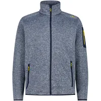 CMP Herren Unterjacke Herren Fleecejacke, Größe 54 in Grau B.Blue-Bluestone 10NU