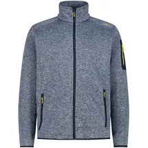 CMP Herren Unterjacke Herren Fleecejacke, Größe 54 in Grau B.Blue-Bluestone 10NU
