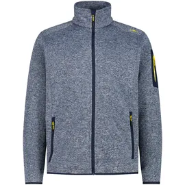 CMP Herren Unterjacke Herren Fleecejacke, Größe 54 in Grau B.Blue-Bluestone 10NU